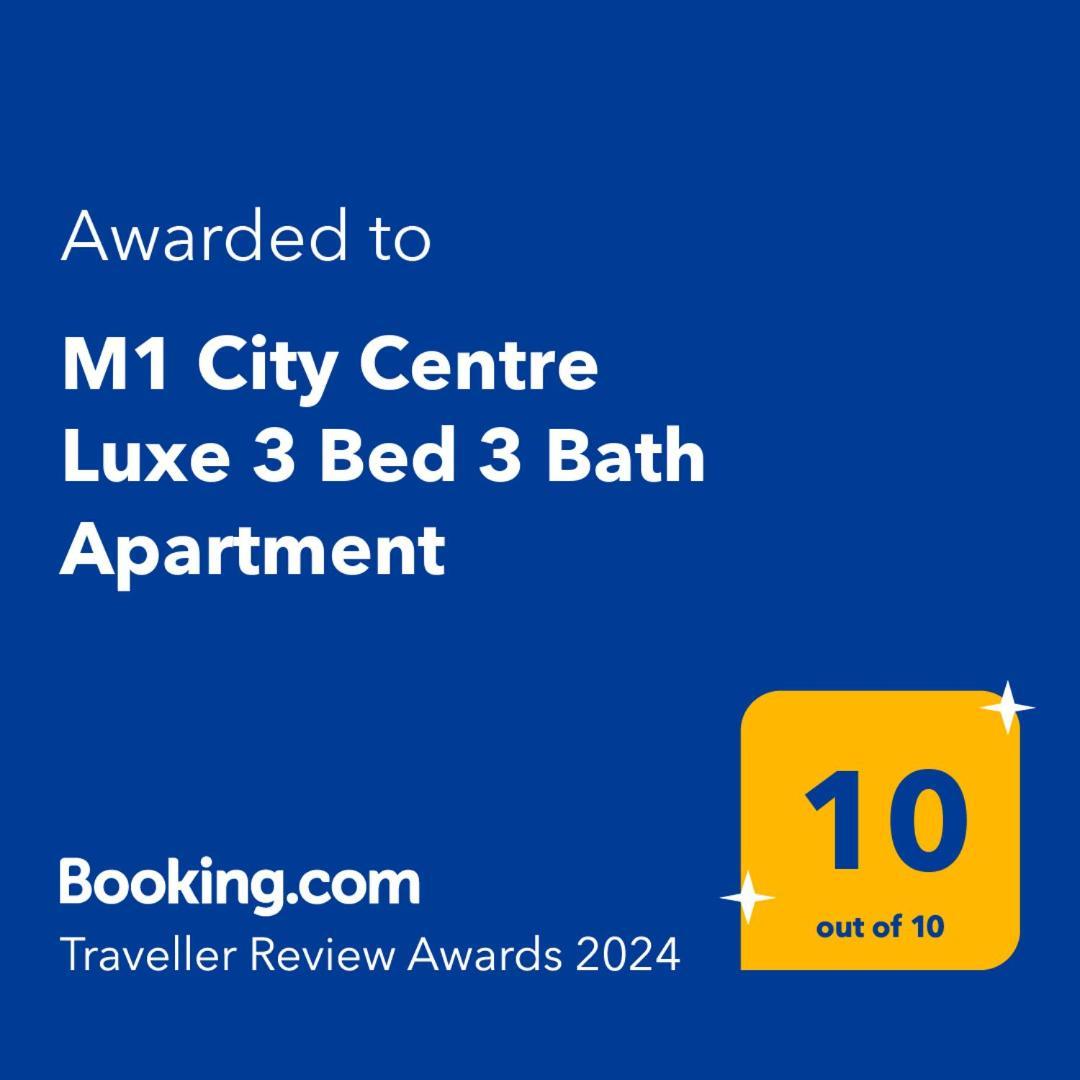 M1 City Centre 3 Bed 3 Bath Luxe Penthouse Mánchester Exterior foto